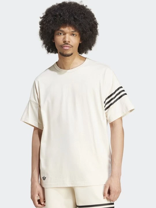 Foto van product T-shirt print adidas Originals crème