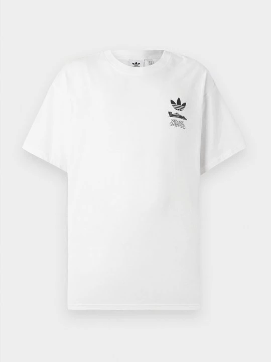 Foto van product T-shirt print adidas Originals crème