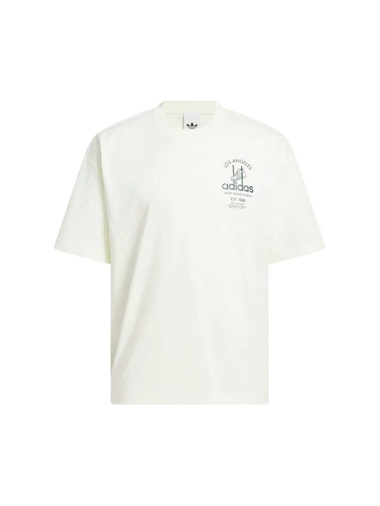 Foto van product T-shirt print adidas Originals crème