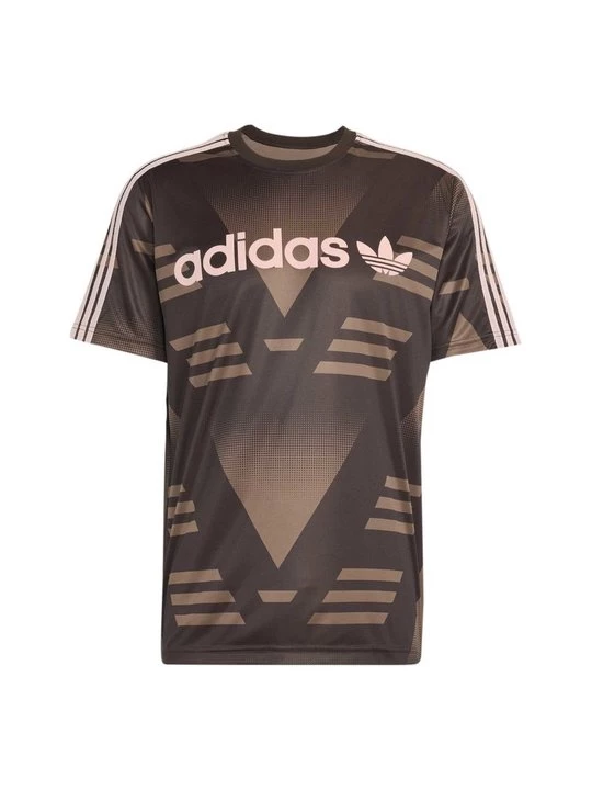 Foto van product T-shirt print adidas Originals donkerbruin
