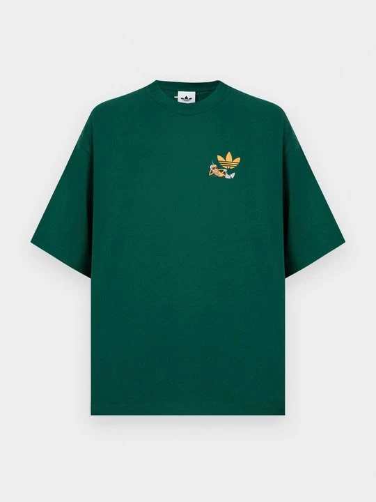 Foto van product T-shirt print adidas Originals donkergroen
