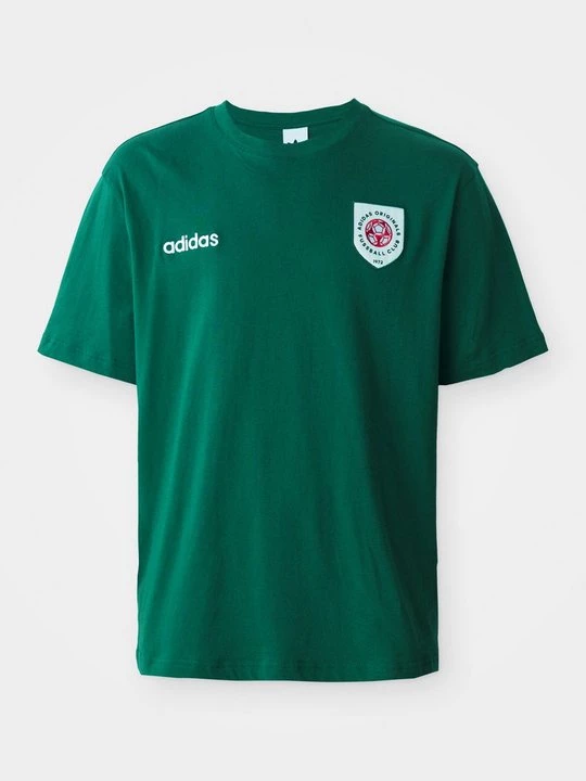 Foto van product T-shirt print adidas Originals donkergroen