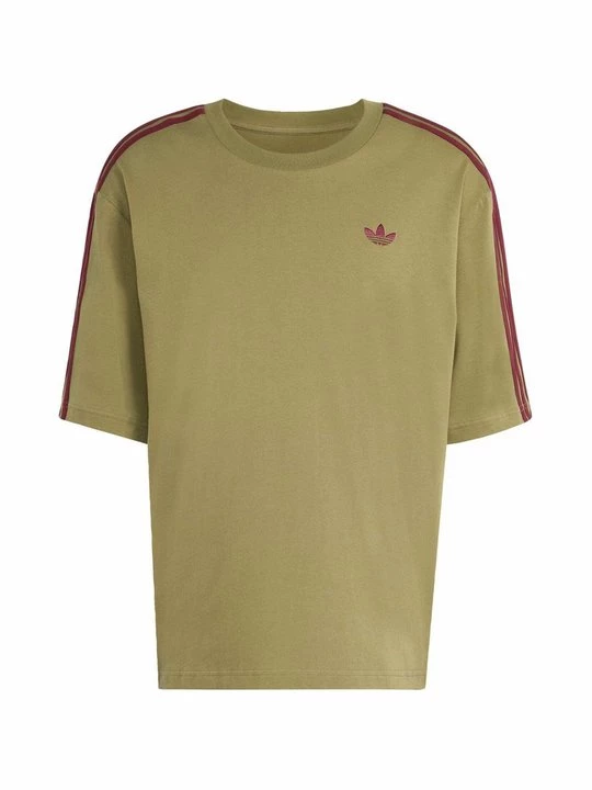 Foto van product T-shirt print adidas Originals olijfgroen