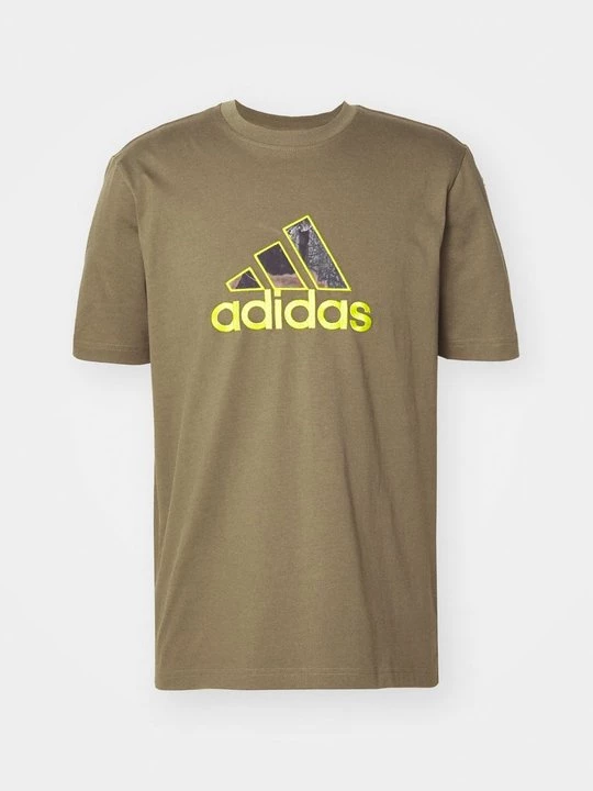 Foto van product T-shirt print adidas Originals olijfgroen