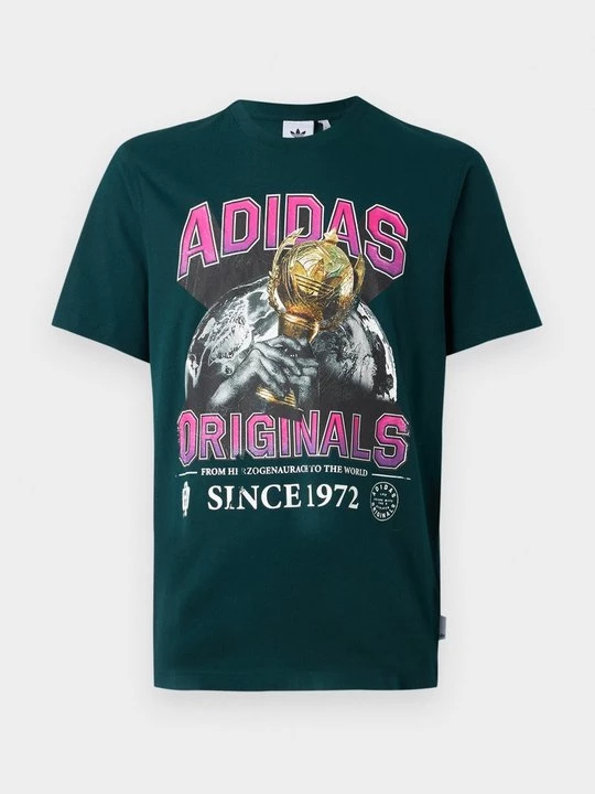 Foto van product T-shirt print adidas Originals wintergroen