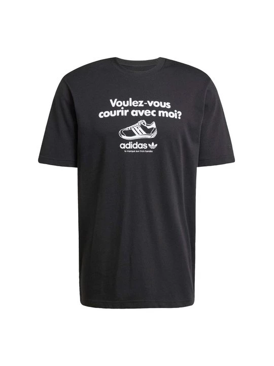 Foto van product T-shirt print adidas Originals zwart