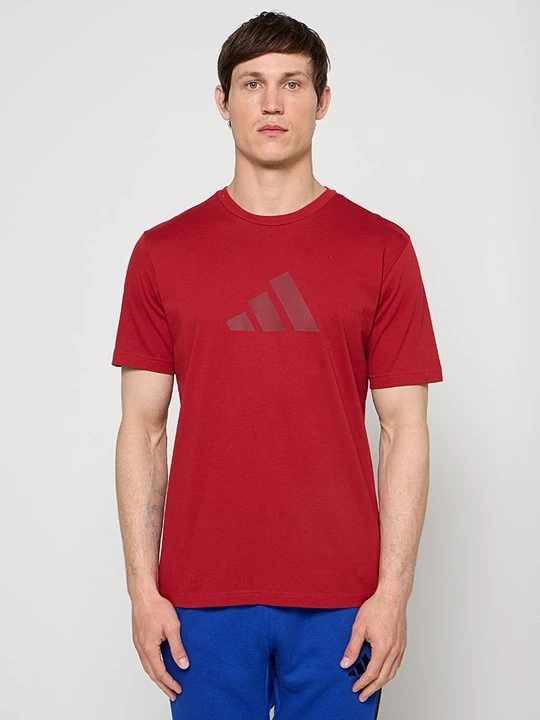 Foto van product T-shirt print Adidas rood