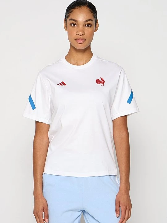 Foto van product T-shirt print Adidas wit