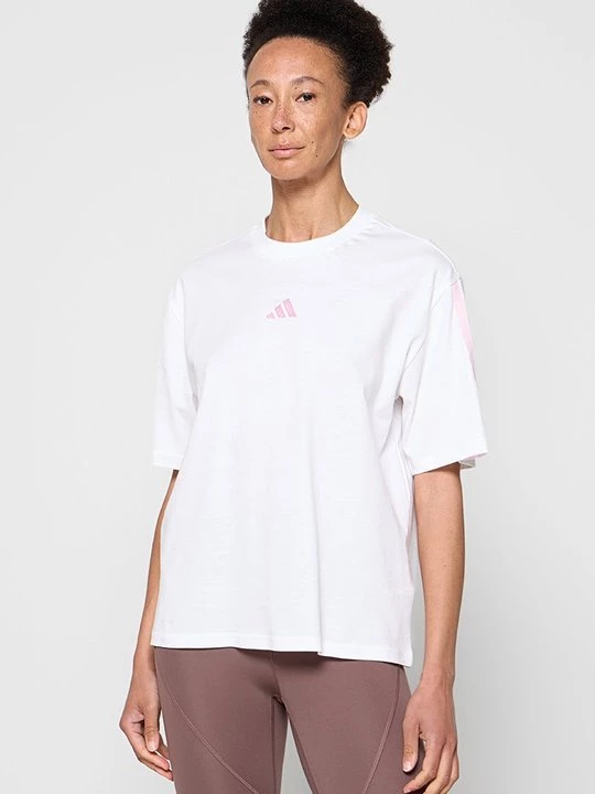 Foto van product T-shirt print Adidas wit