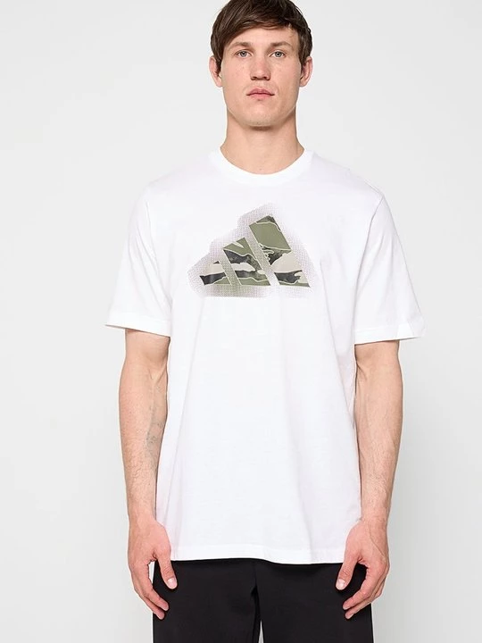 Foto van product T-shirt print Adidas wit