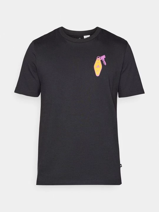 Foto van product T-shirt print Adidas zwart