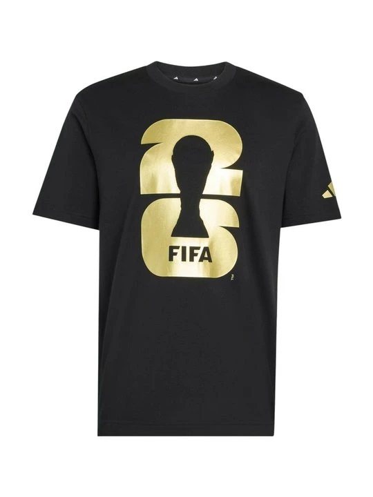 Foto van product T-shirt print Adidas zwart