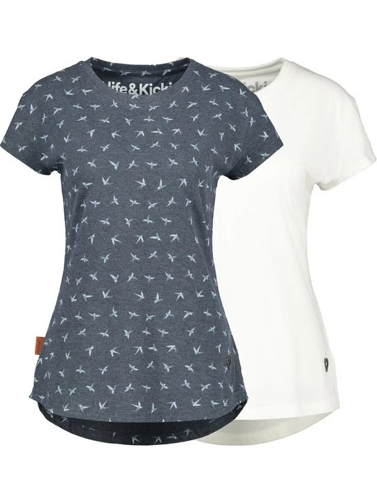 Foto van product T-shirt print ALIFE & Kickin donkerblauw