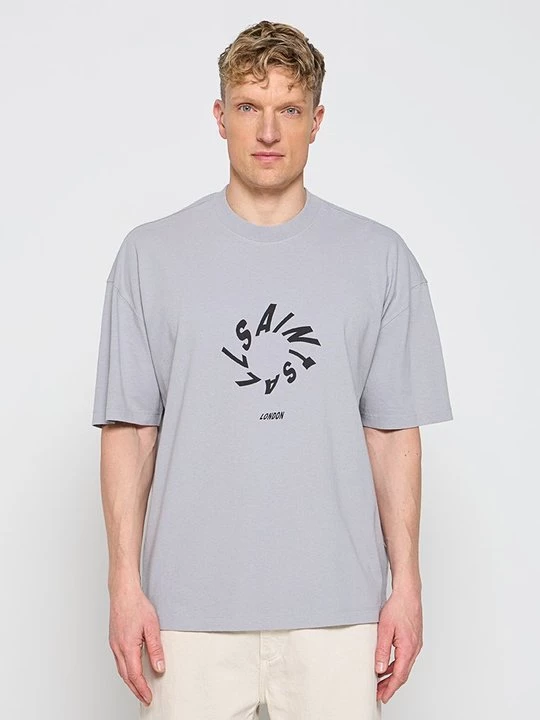 Foto van product T-shirt print AllSaints grijs