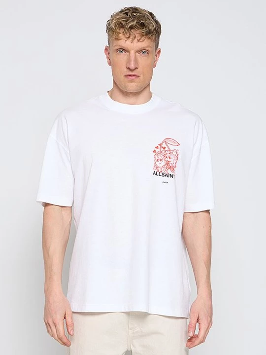 Foto van product T-shirt print AllSaints wit