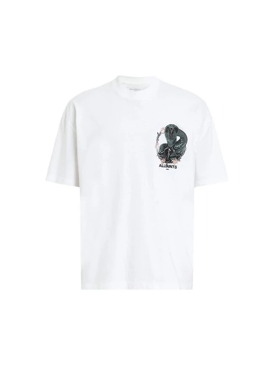 Foto van product T-shirt print AllSaints wit