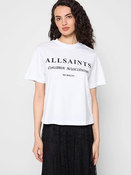 Foto van product T-shirt print AllSaints wit