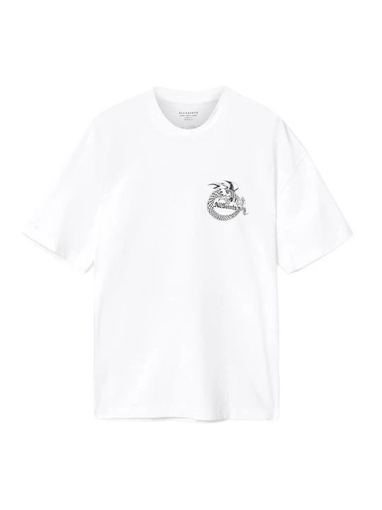 Foto van product T-shirt print AllSaints wit