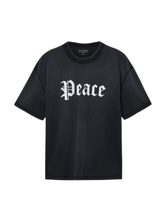 Foto van product T-shirt print AllSaints zwart