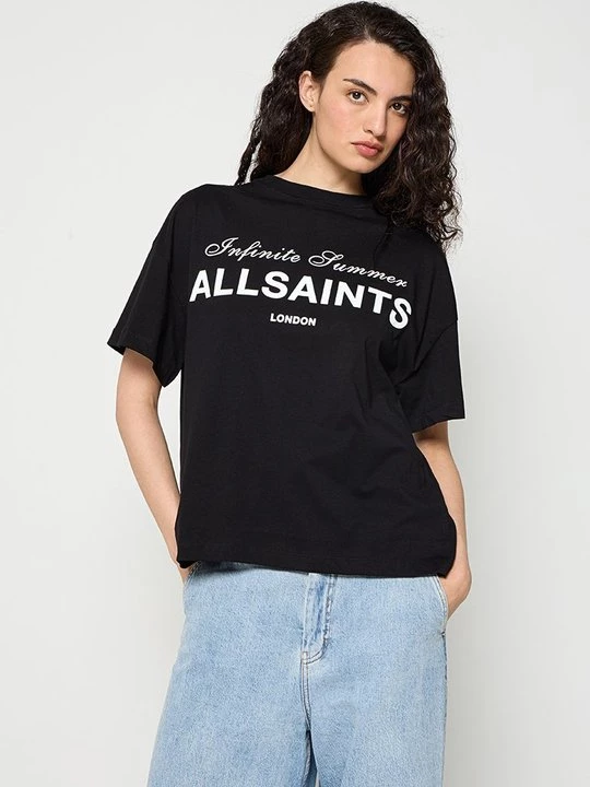 Foto van product T-shirt print AllSaints zwart