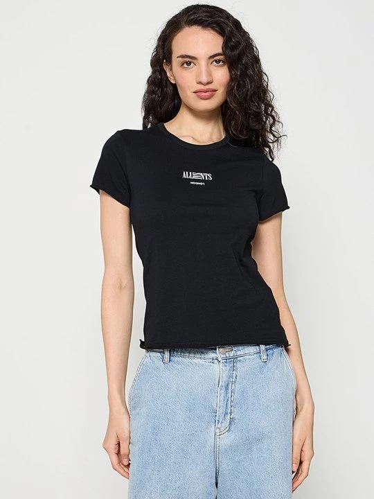 Foto van product T-shirt print AllSaints zwart