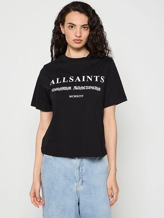 Foto van product T-shirt print AllSaints zwart