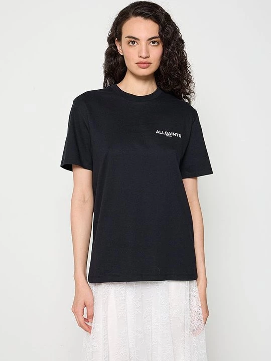 Foto van product T-shirt print AllSaints zwart