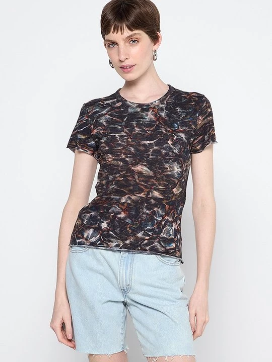 Foto van product T-shirt print AllSaints zwart