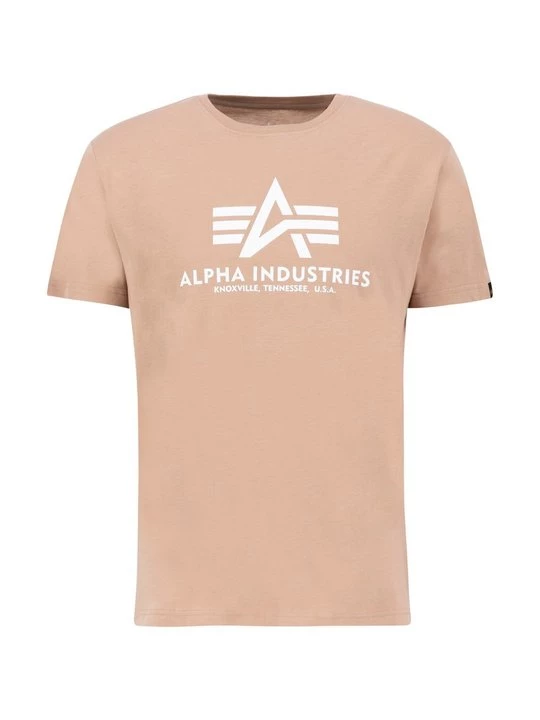 Foto van product T-shirt print Alpha Industries beżowy
