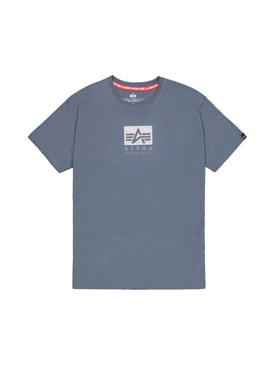 Foto van product T-shirt print Alpha Industries blauw