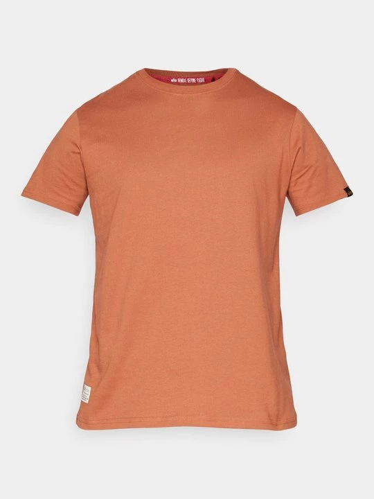 Foto van product T-shirt print Alpha Industries bruin