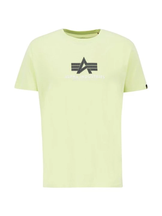 Foto van product T-shirt print Alpha Industries geel