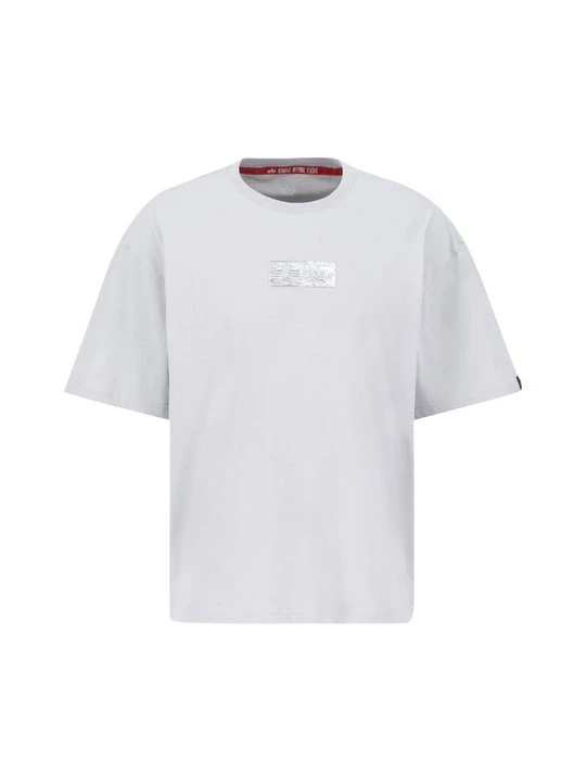 Foto van product T-shirt print Alpha Industries grijs