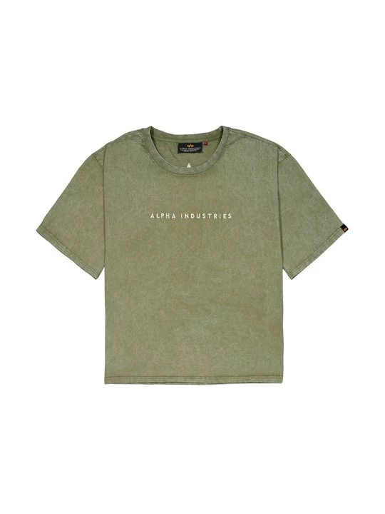 Foto van product T-shirt print Alpha Industries groen