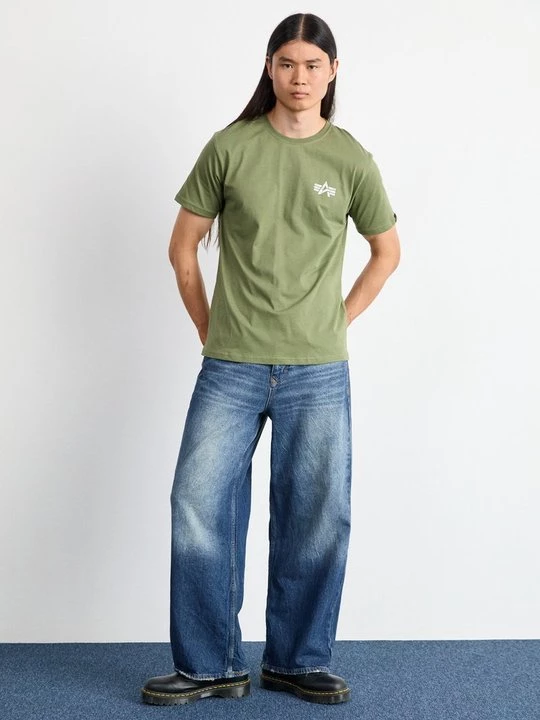 Foto van product T-shirt print Alpha Industries groen