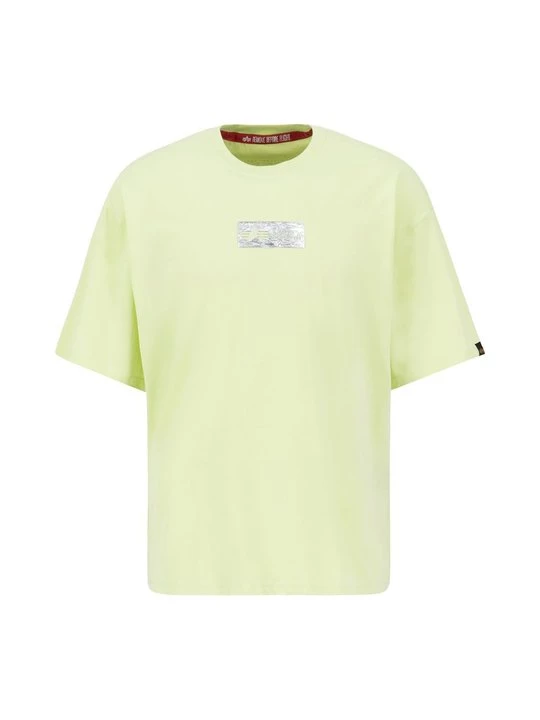 Foto van product T-shirt print Alpha Industries lichtgroen