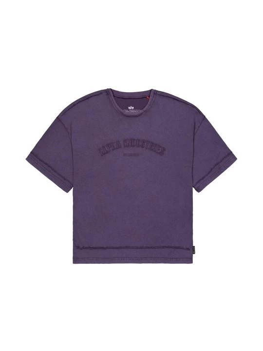 Foto van product T-shirt print Alpha Industries paars