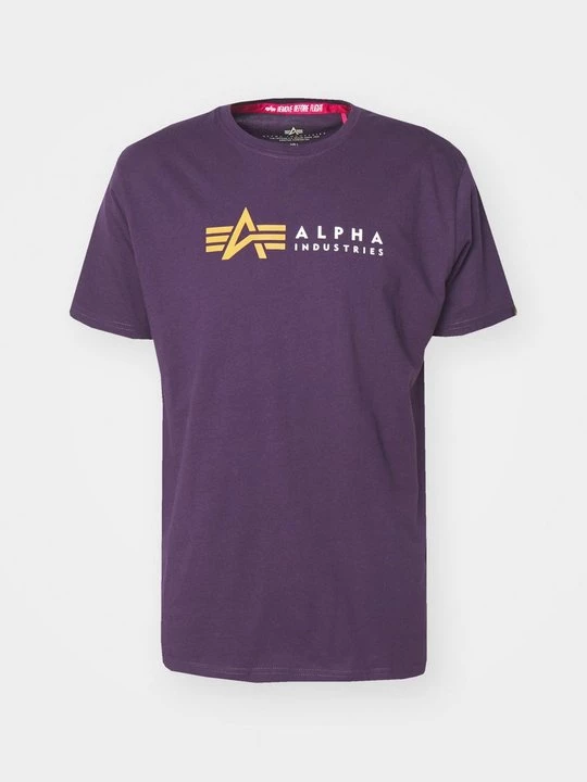 Foto van product T-shirt print Alpha Industries paars
