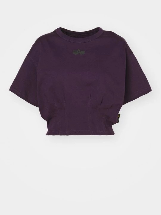 Foto van product T-shirt print Alpha Industries paars