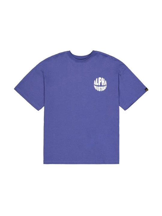 Foto van product T-shirt print Alpha Industries paars