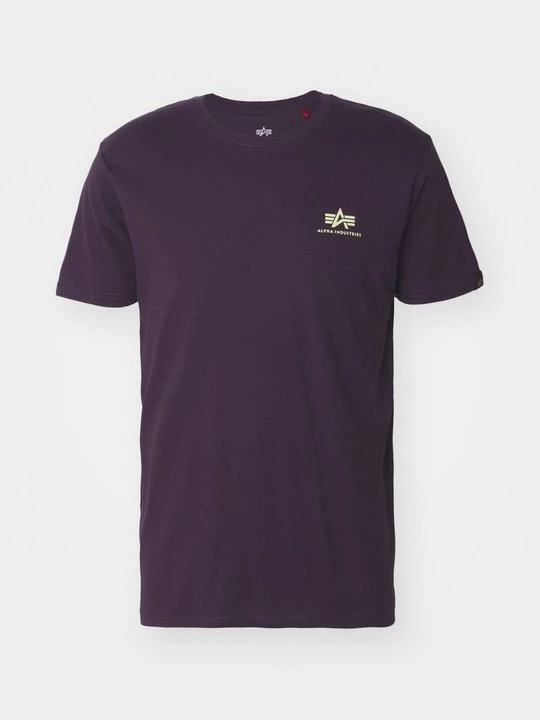 Foto van product T-shirt print Alpha Industries paars