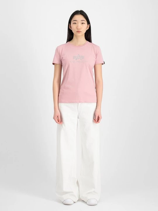 Foto van product T-shirt print Alpha Industries roze