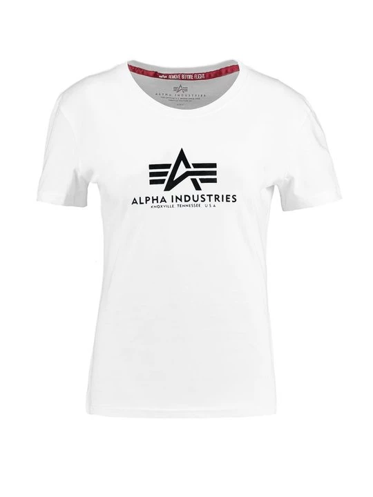 Foto van product T-shirt print Alpha Industries wit