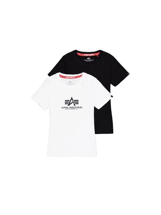 Foto van product T-shirt print Alpha Industries wit