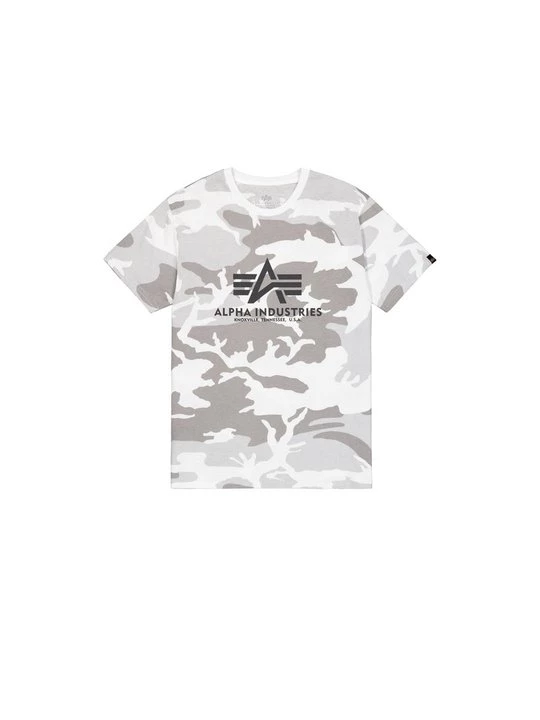 Foto van product T-shirt print Alpha Industries wit