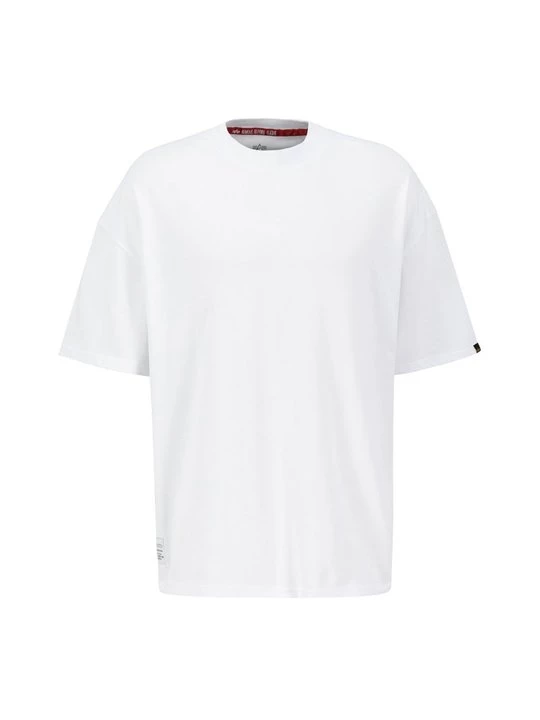 Foto van product T-shirt print Alpha Industries wit