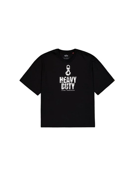 Foto van product T-shirt print Alpha Industries zwart