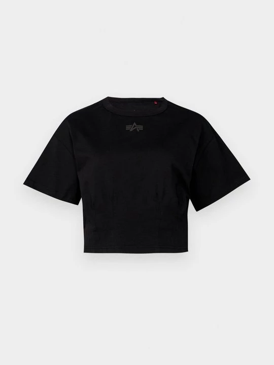 Foto van product T-shirt print Alpha Industries zwart