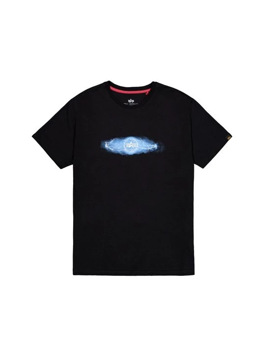 Foto van product T-shirt print Alpha Industries zwart