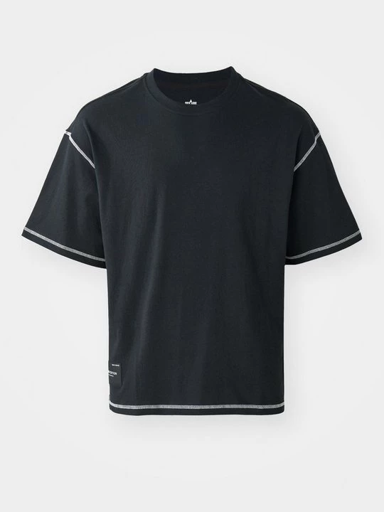 Foto van product T-shirt print Alpha Industries zwart
